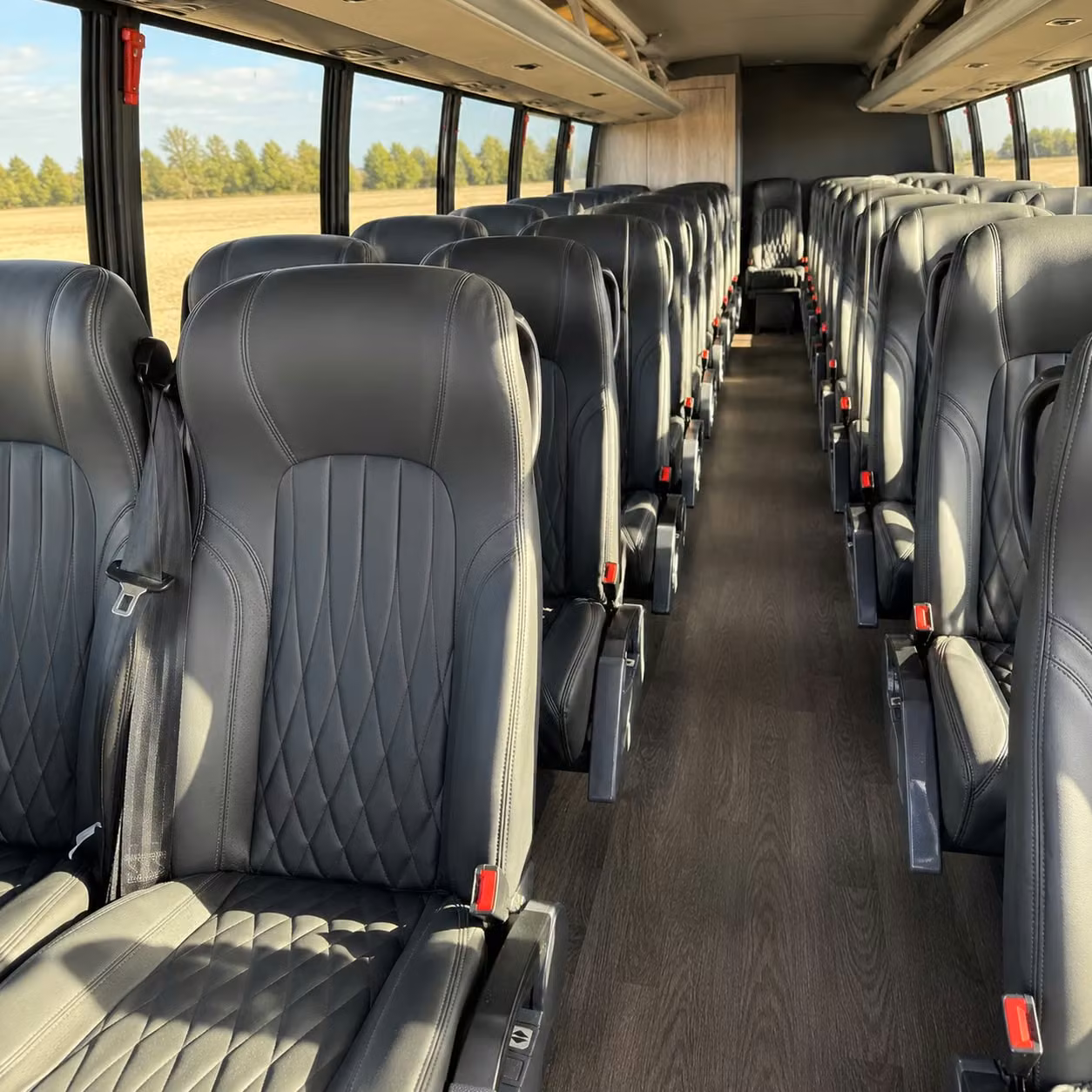 28 passenger minibus inside
