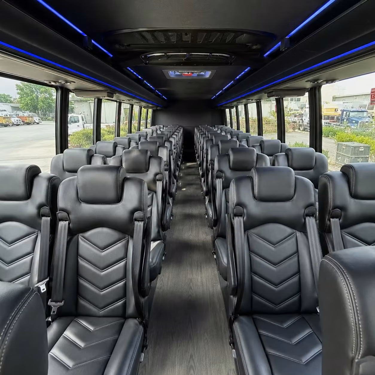 30 passenger minibus interior