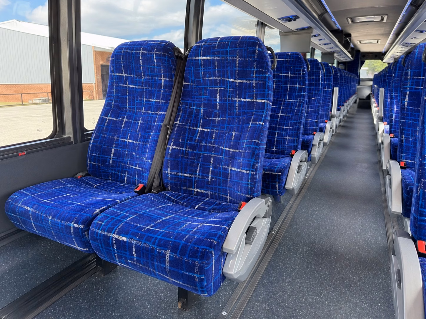 charter buses and party buses for flint firebirds fan groups at dort financial center