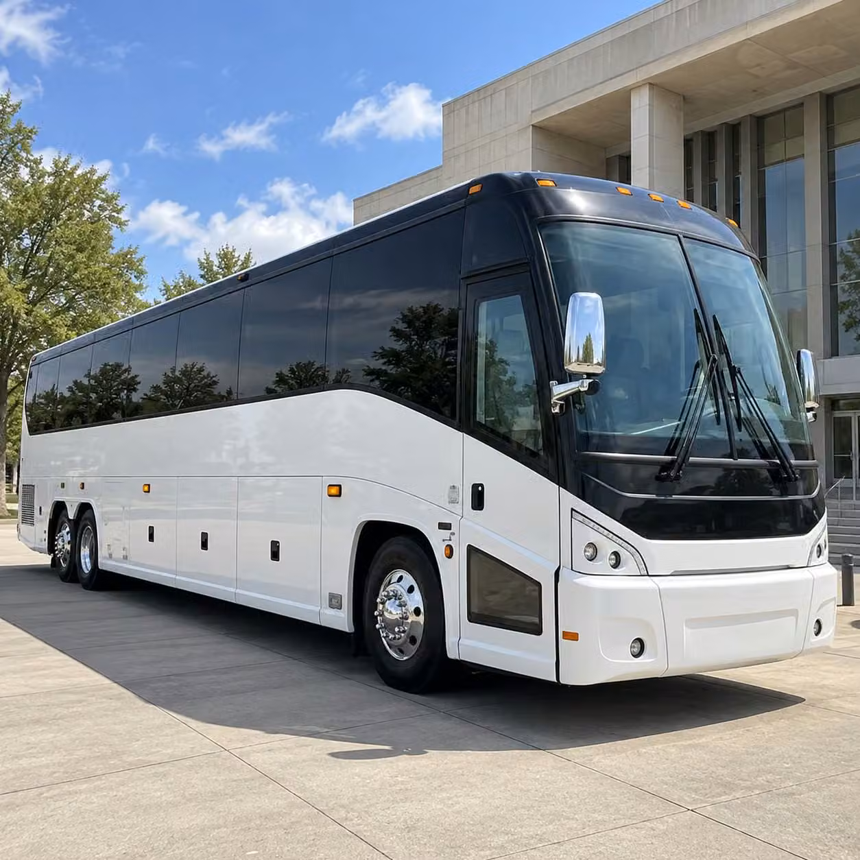 reliable charter buses for flint municipal and city government shuttles