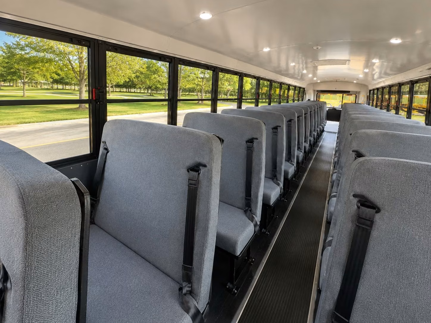 school bus interior