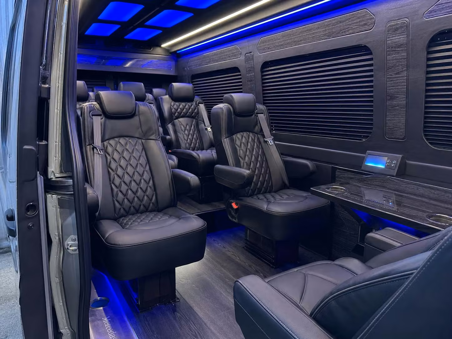 sprinter van transportation for groups and events across flint